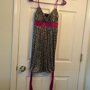 Leopard mini dress